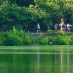 Joggende in Central Park