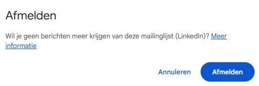 List-Unsubscribe verplicht sinds 2024
