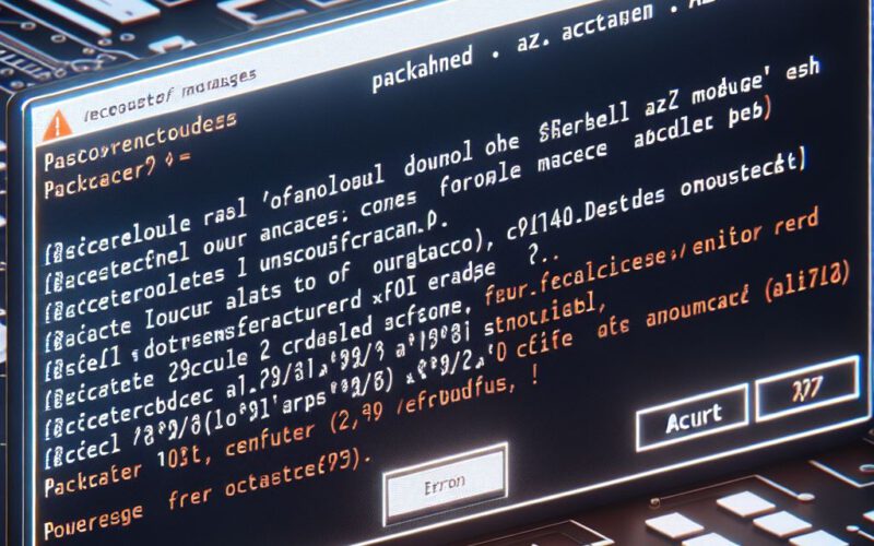 Problemen met Package Az.Accounts