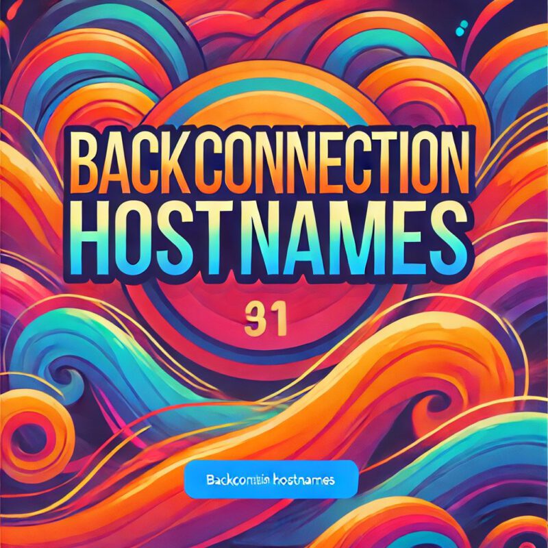 BackConnectionHostNames configuration