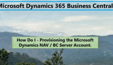 Provisioning Business Central Account
